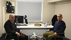 BAŞKAN GÖKHAN'DAN BAYRAKTAR'A İADE-İ ZİYARET