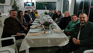 BAŞKAN UYGUN, GAZETECİLERİ AĞIRLADI