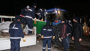 BİGA BELEDİYESİ EKİPLERİ TUZLAMA ÇALIŞMALARINI SÜRDÜRÜYOR