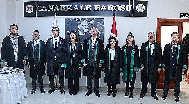 ÇANAKKALE BAROSUNDA RUHSAT TÖRENİ