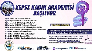 KEPEZ'DE KADIN AKADEMİSİ BAŞLIYOR
