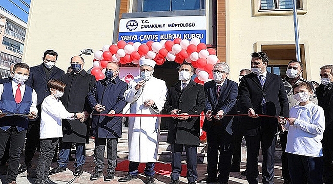 YAHYA ÇAVUŞ YATILI ERKEK KUR'AN KURSU DUALARLA AÇILDI