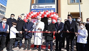 YAHYA ÇAVUŞ YATILI ERKEK KUR'AN KURSU DUALARLA AÇILDI