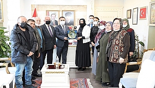 ANADOLU ŞEHİT AİLELERİ DERNEĞİ'NDEN, VALİ AKTAŞ' A ZİYARET