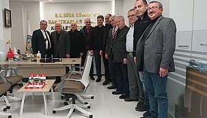 BİGA TSO'DAN ESNAF KEFALET KOOPERATİFİNE ZİYARET