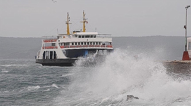 BOZCAADA VE GÖKÇEADA SEFERLERİNE FIRTINA ENGELİ!