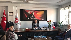 CENGİZ BALKAN'DAN BAŞKAN BAYRAM'A TEŞEKKÜR ZİYARETİ