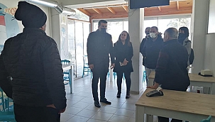 DEVA PARTİSİ ECEABAT'TA TEMASLARDA BULUNDU