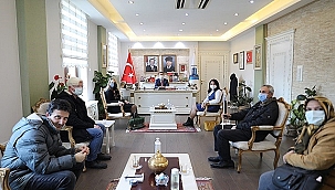 KENT KONSEYİ ENGELLİLER MECLİSİ YENİ YÖNETİMİNDEN VALİ AKTAŞ'A ZİYARET