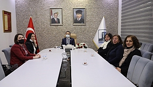 KENT KONSEYİ KADIN MECLİSİ YENİ YÖNETİMİNDEN VALİ AKTAŞ'A ZİYARET