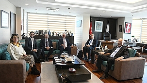 SUEZ HEYETİNDEN BAŞKAN GÖKHAN'A ZİYARET
