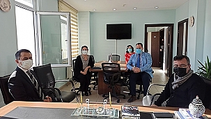 VALİ AKTAŞ'TAN ÇOMÜ FAKÜLTE DEKANLARINA ZİYARET