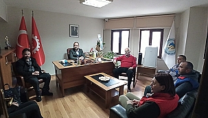 BAŞKAN GÖKHAN'DAN DİSK'E ZİYARET