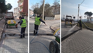 ÇAN BELEDİYESİ'NDEN LARVA TEMİZLİĞİ