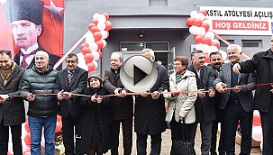 ÇAN BELEDİYESİ TEKSTİL ATÖLYESİ AÇILDI