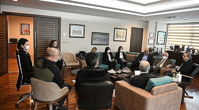 ÇASİAD VE İSTANBUL TİCARET ÜNİVERSİTESİ HEYETİNDEN BAŞKAN GÖKHAN'A ZİYARET