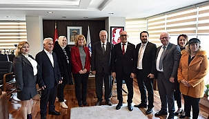 GELECEK PARTİSİ'NDEN BAŞKAN GÖKHAN'A ZİYARET