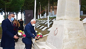 LAPSEKİ'DE 18 MART TÖRENLE KUTLANDI