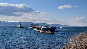 MISIR YÜKLÜ GEMİ KİLİTBAHİR'E OTURDU!