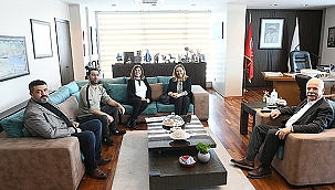 POSTA GAZETESİ EGE BÖLGE HEYETİNDEN BAŞKAN GÖKHAN'A ZİYARET