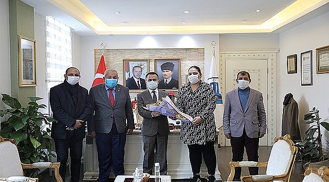 VALİ AKTAŞ'A 14 MART ROMANLAR GÜNÜ ZİYARETİ