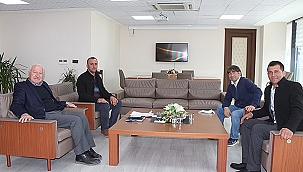 YENİ BAŞKANI TEBRİK ETTİ