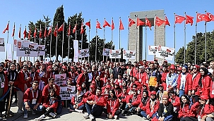 57. ALAY VEFA YÜRÜYÜŞÜ KAPANIŞ PROGRAMI ŞEHİTLER ABİDESİ'NDE YAPILDI