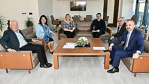 BAŞKAN YILMAZI ZİYARET ETTİLER