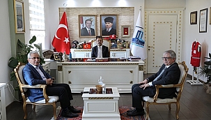 BAŞKANLIK MÜFTÜSÜ ABDÜLKADİR KEŞVELİOĞLU, VALİ AKTAŞ'I ZİYARET ETTİ