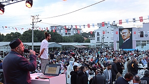 GEYİKLİDE MUHTEŞEM İFTAR