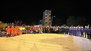 ÇANAKKALE'DE AFET MÜDAHALE PLANI KAPSAMINDA DEPREM TATBİKATI GERÇEKLEŞTİRİLDİ