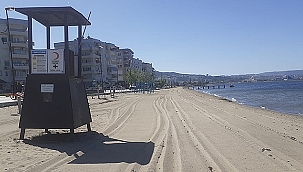 SAHİLLER RUTİN OLARAK TEMİZLENİYOR