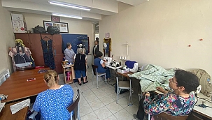 VALİ AKTAŞ, GELİBOLU HALK EĞİTİM MERKEZİ'Nİ ZİYARET ETTİ