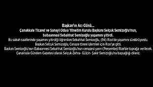 BAŞKAN'IN ACI GÜNÜ!