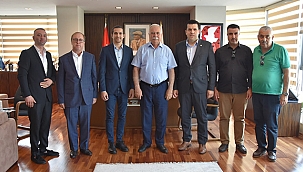 KUZEY MAKEDONYA HEYETİNDEN BAŞKAN GÖKHAN'A ZİYARET