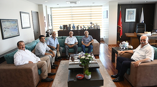 PİR SULTAN ABDAL DERNEĞİ'NDEN BAŞKAN GÖKHAN'A ZİYARET