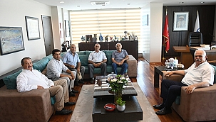 PİR SULTAN ABDAL DERNEĞİ'NDEN BAŞKAN GÖKHAN'A ZİYARET