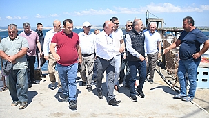 TURAN, ÇARDAK İSKELESİ'NDE İNCELEMELERDE BULUNDU