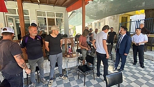 VALİ AKTAŞ KALKIM'DA