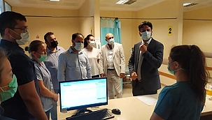 EZİNE DEVLET HASTANESİ İNCELENDİ