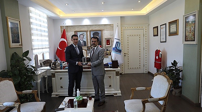 GÜNEY AKÇER’DEN VALİ AKTAŞ’A VEDA ZİYARETİ