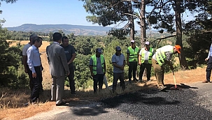 VALİ AKTAŞ, İL ÖZEL İDARESİ'NİN YOL ÇALIŞMALARINI YERİNDE İNCELEDİ