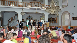 BAŞKAN YILMAZ YAZ KURAN KUŞLARINI ZİYARET ETTİ