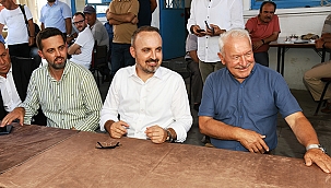 TURAN, LAPSEKİ'DE AÇIKLAMALARDA BULUNDU