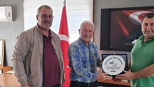 BAŞKAN YILMAZ'I ZİYARET ETTİLER