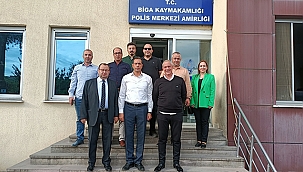 BİGA TSO'DAN EMNİYET MÜDÜRÜ'NE ZİYARET