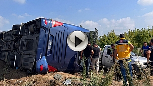 DÜMDÜZ YOLDA KAZA!