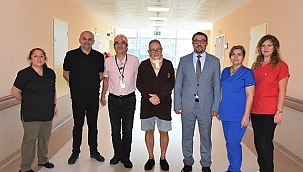 İNGİLİZ HASTA MEHMET AKİF ERSOY DEVLET HASTANESİ'NDE ŞİFA BULDU