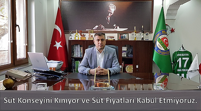 SÜT KONSEYİNİ KINIYOR VE SÜT FİYATLARI KABUL ETMİYORUZ.