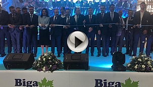 16. BİGA GIDA, TARIM, HAYVANCILIK VE TEKNOLOJİLERİ FUARI AÇILDI